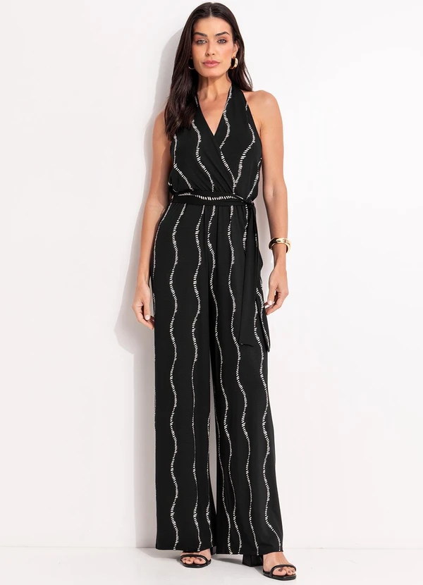 Quintess - Macacão Listra Renovada em Malha de Viscose 3