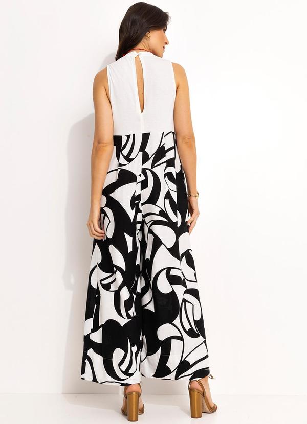 Farm - Macacão Longo Cropped Preto 2