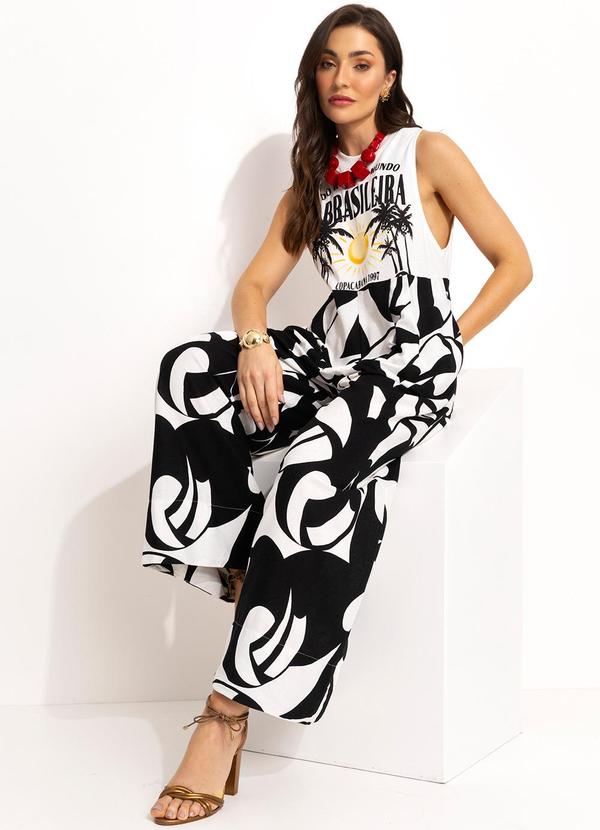 Farm - Macacão Longo Cropped Preto 5