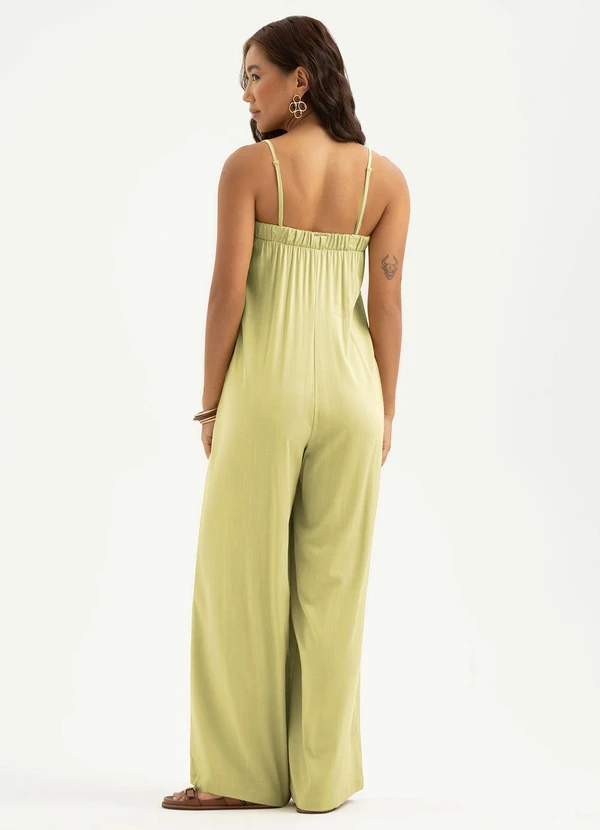 Cativa - Macacão Longo em Viscose Caramelo 2