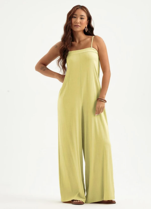 Cativa - Macacão Longo em Viscose Caramelo 3