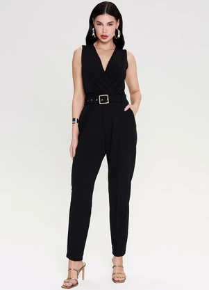 Outlet - Macacao Longo Nicole Preto - OUTLET