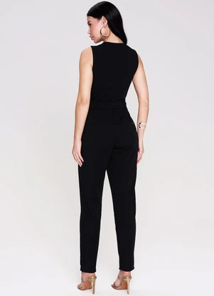 Outlet - Macacao Longo Nicole Preto - OUTLET
