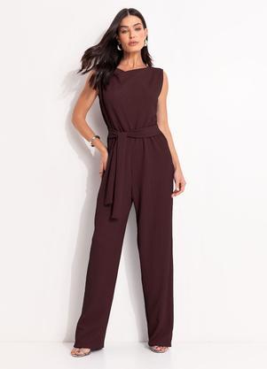 Macac�o (Marrom) em Malha Texturizada