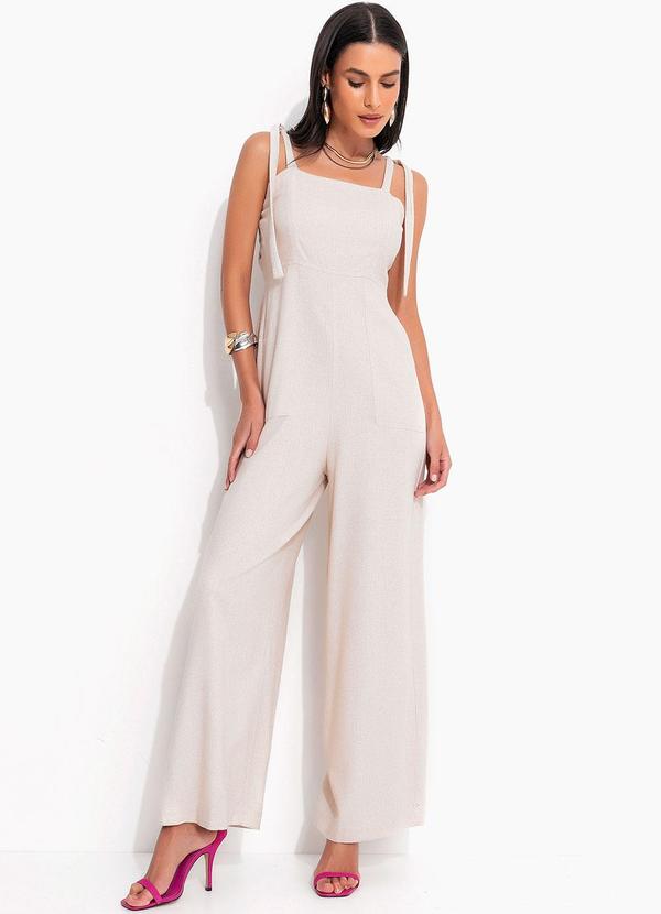 Quintess - Macacão Natural em Linho 3