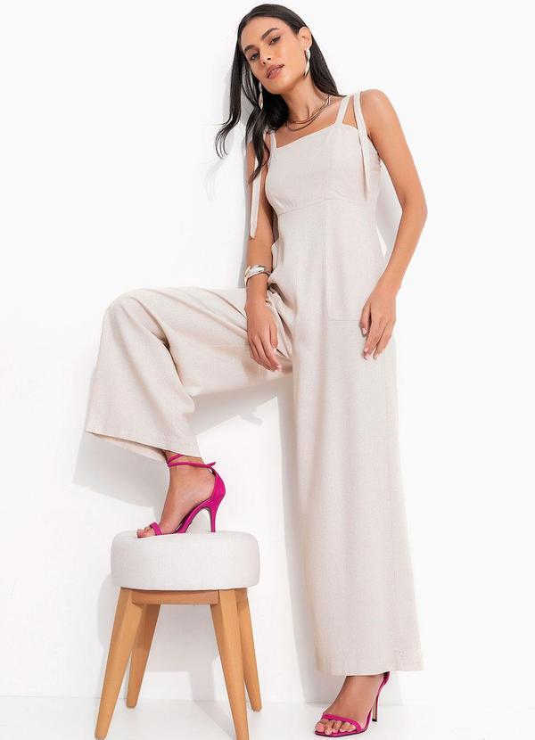 Quintess - Macacão Natural em Linho 5