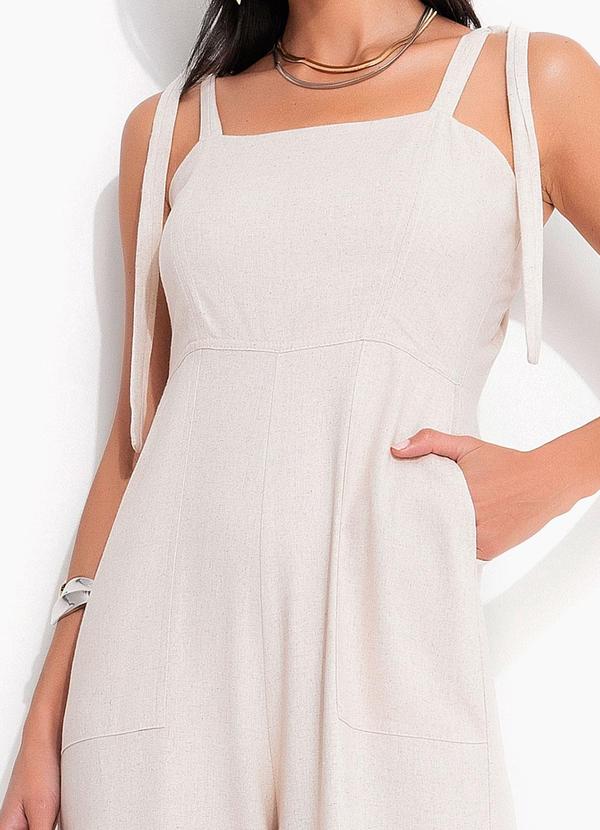 Quintess - Macacão Natural em Linho 7