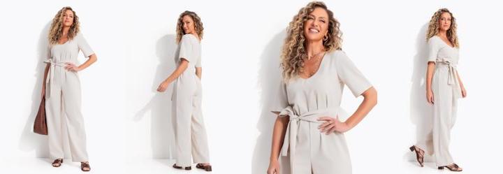 Macac�o Natural em Linho