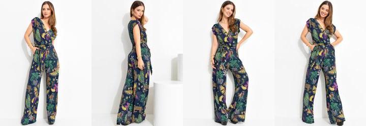 Macaco Natureza Color em Malha de Viscose