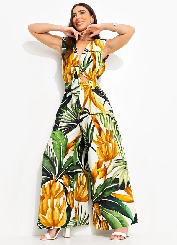 Farm - Macacao Pantalona Bananarte Verde 8