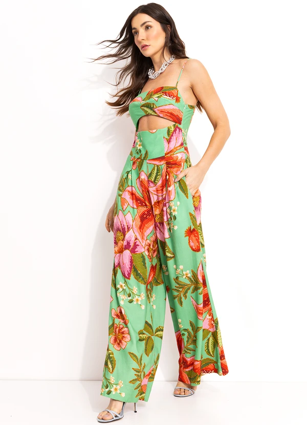 Farm - Macacao Pantalona em Viscolinho Verde 7