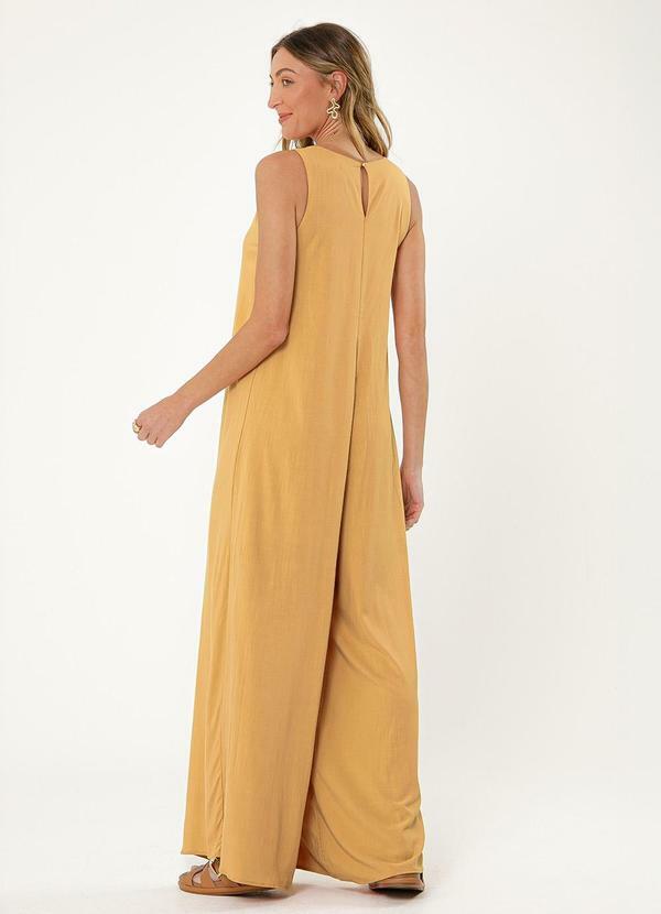 Cativa - Macacão Pantalona em Viscose Caramelo 2