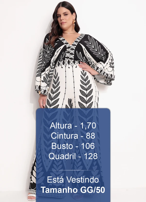 Farm - Macacão Pantalona Rendeira Preto 13