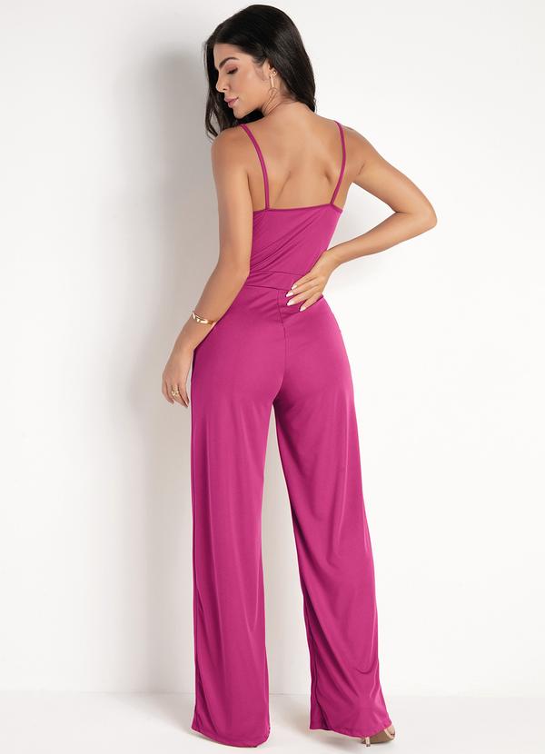 Moda Pop - Macacão Pink em Malha 2