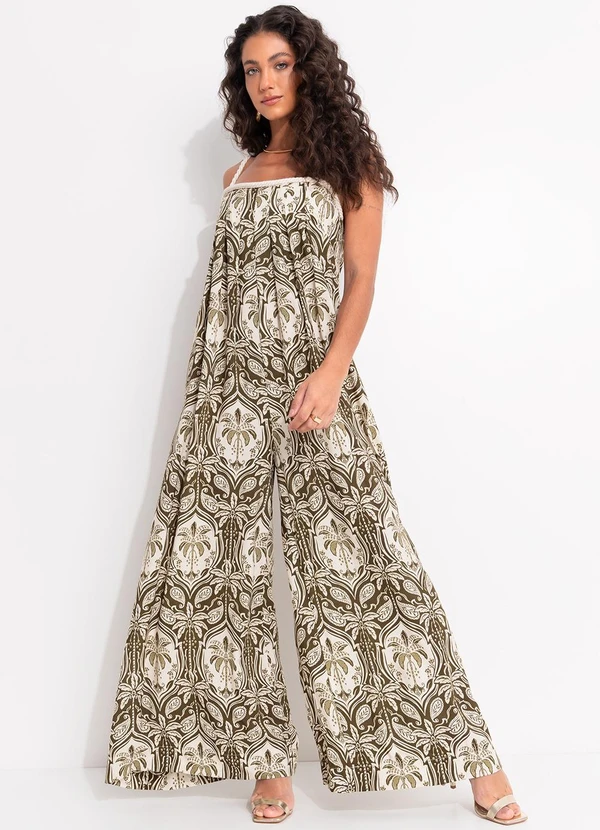 Farm - Macacão Serra Tropical Bege 3