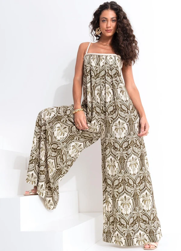 Farm - Macacão Serra Tropical Bege 5