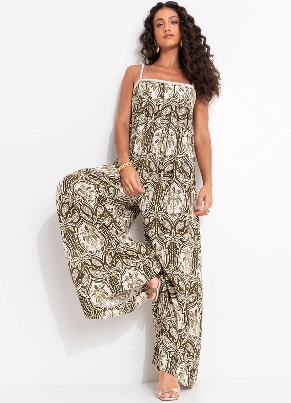 Farm - Macacão Serra Tropical Bege 7