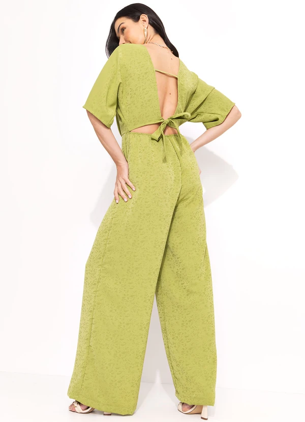 Quintess - Macacão Verde em Alfaiataria 2