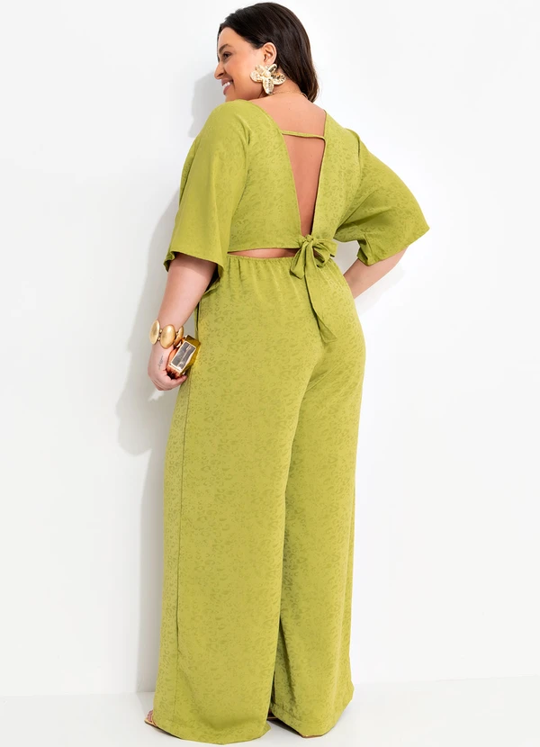 Quintess - Macacão Verde em Alfaiataria 8