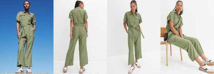 Macaco Verde Militar em Jeans