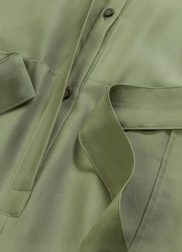 bonprix - Macacão Verde Militar em Jeans 8