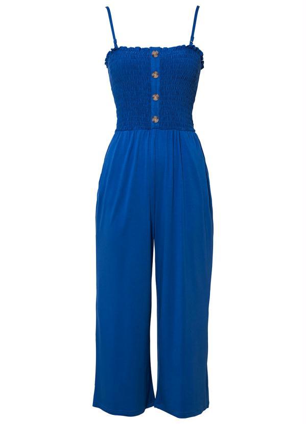 bonprix - Macacão de Alcinha Azul Royal 5