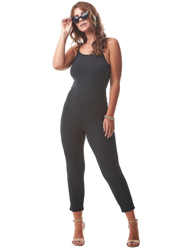 E-blossom - Macacão Grazi Preto