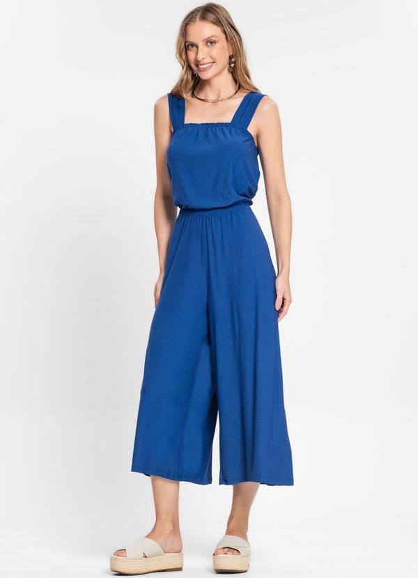 Rovitex - Macacão Pantacourt Feminino Azul