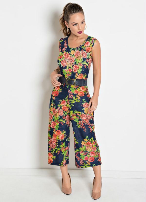 Outlet - Macacão Pantacourt Floral 3