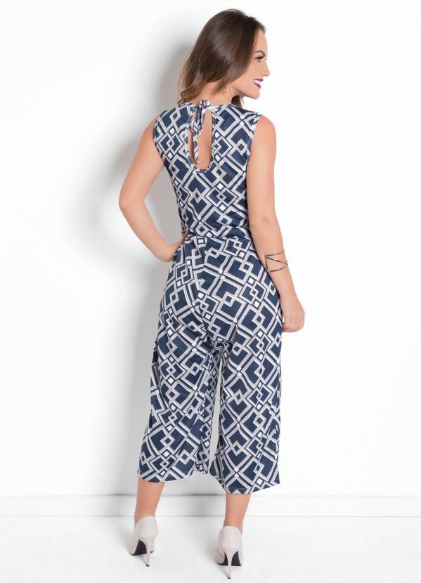 Moda Pop - Macacão Pantacourt Geométrico 2