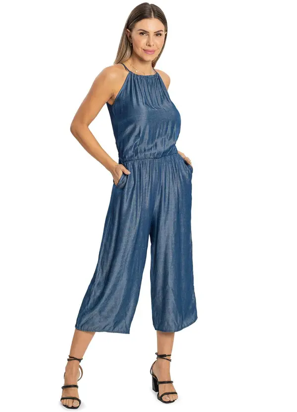 Rovitex - Macacão Pantacourt Liocel Azul 3