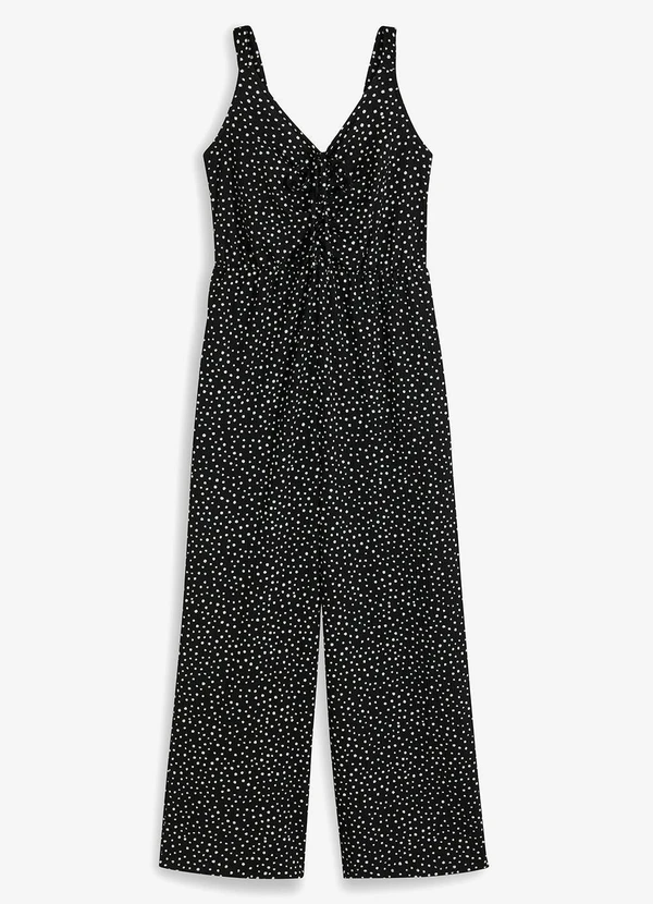 bonprix - Macacão Poá Desconstruído em Malha de Viscose 5