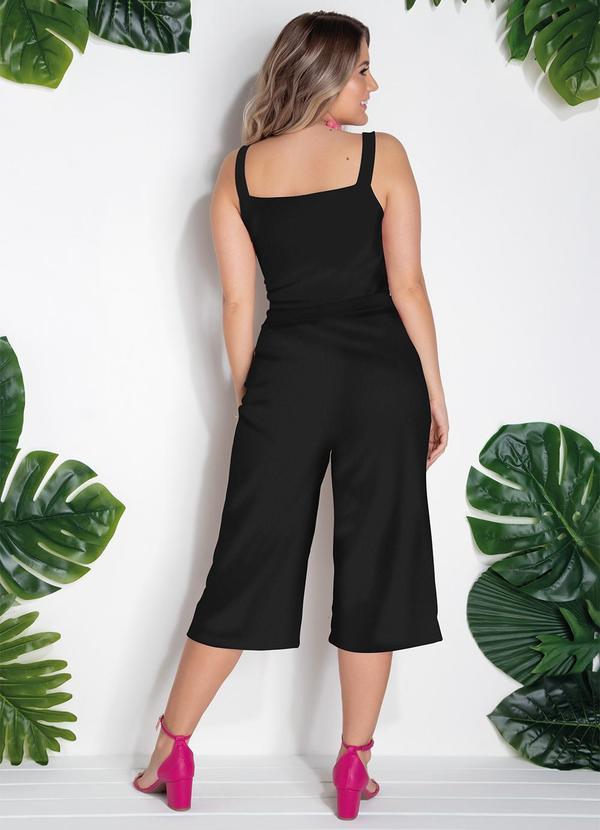 Moda Pop - Macacão Preto em Malha 4