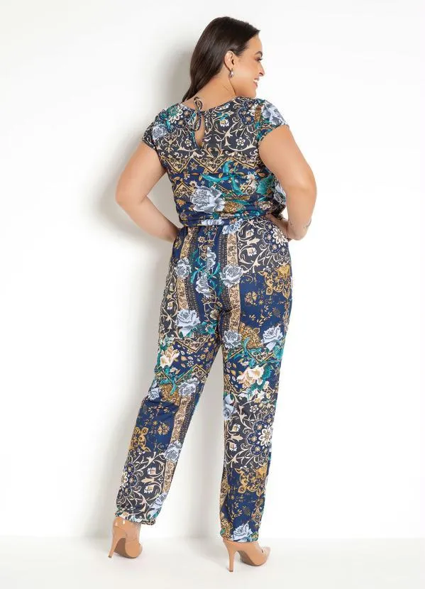 Moda Pop - Macacão com Gota nas Costas Mix Arabesco 8