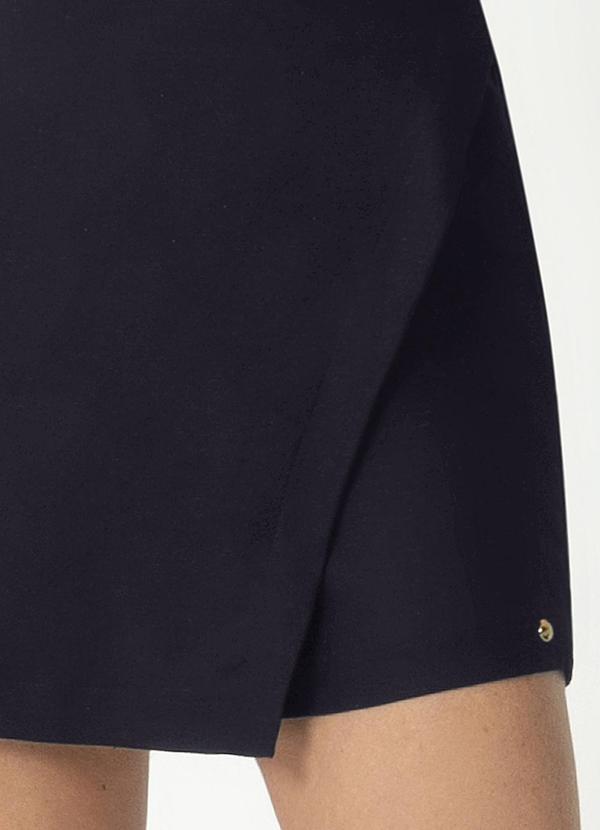 Gris - Macacão com Detalhe de Sobreposição Preto 3