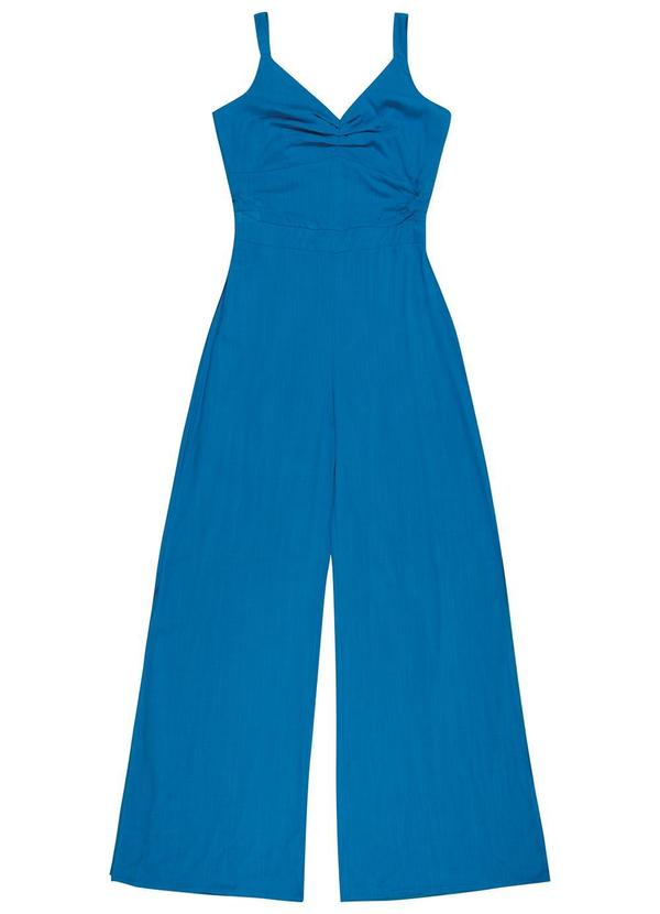 Cativa - Macacão Longo Pantalona Azul 6