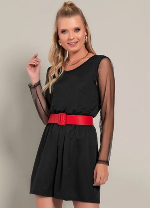 Moda Pop - Macacão Preto em Malha - MODA POP