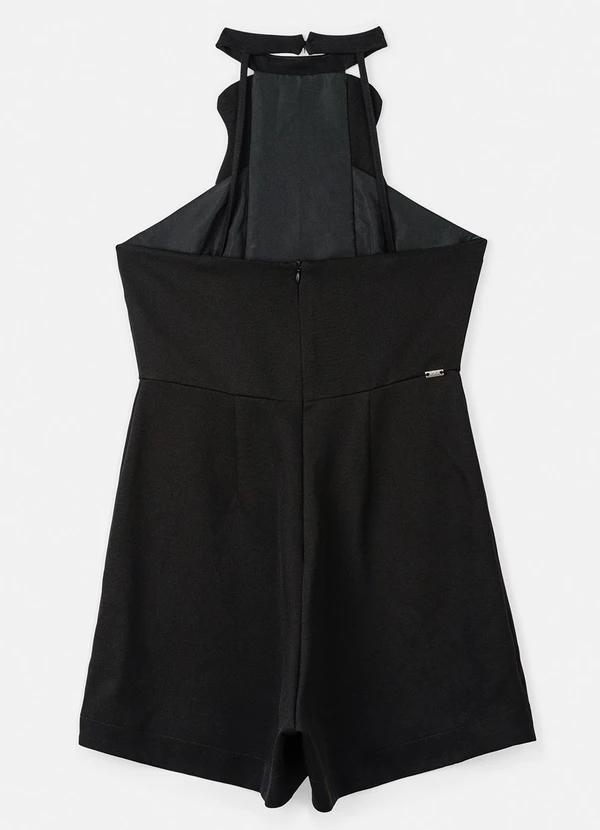 Authoria - Macaquinho Alfaiataria com Ondas Strass Preto 7