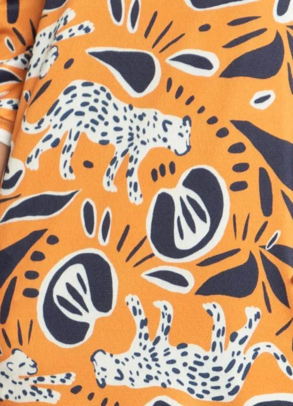 Quintess - Macaquinho Amplo Onça Mostarda 6