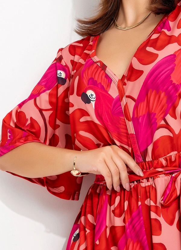 Quintess - Macaquinho Arara Color em Malha Fria 12