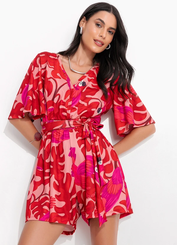 Quintess - Macaquinho Arara Color em Malha Fria 2