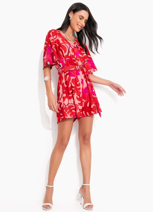 Quintess - Macaquinho Arara Color em Malha Fria 6