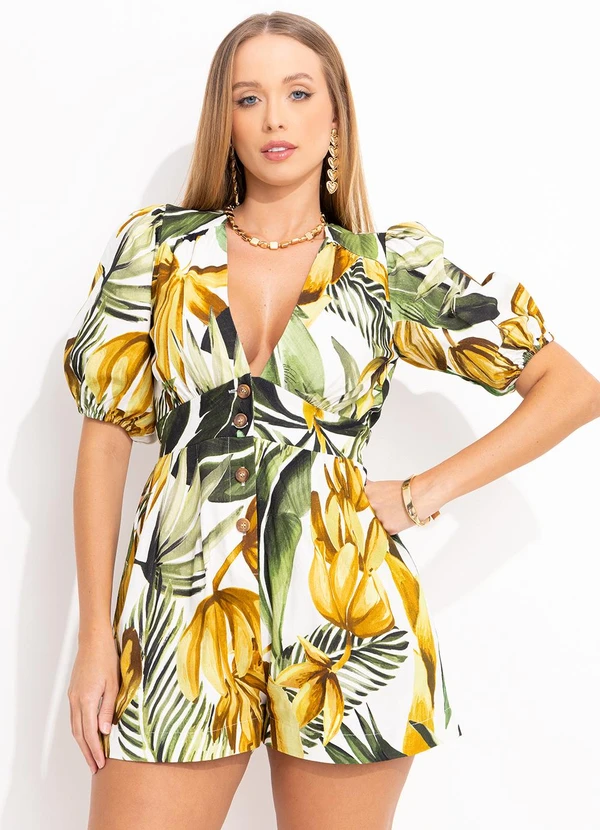 Farm - Macaquinho Bananarte Off White