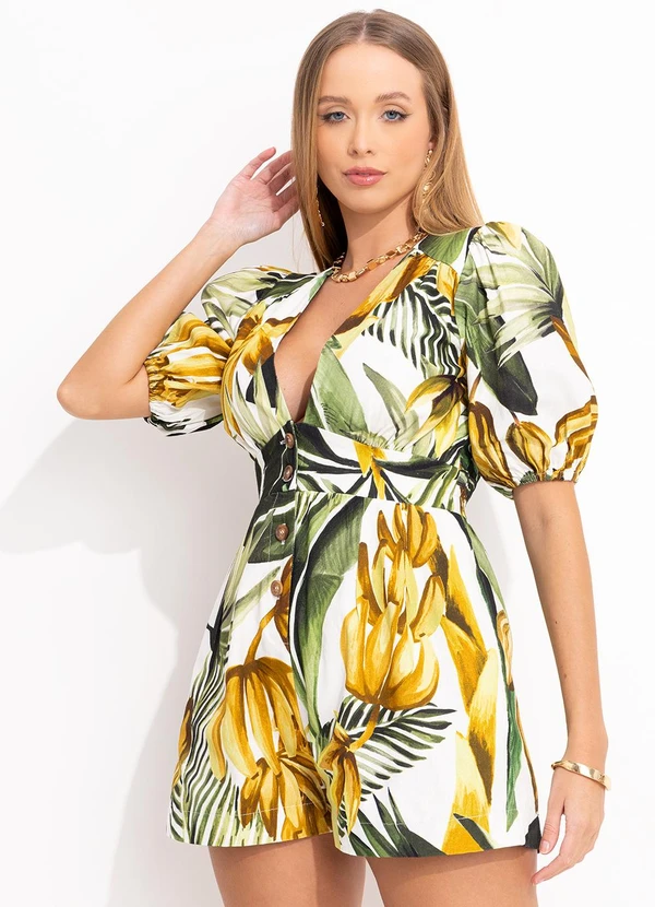 Farm - Macaquinho Bananarte Off White 4