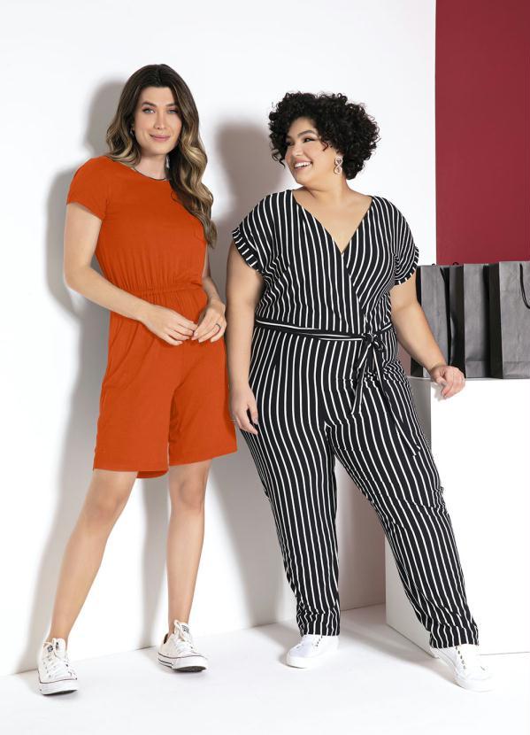 bonprix - Macaquinho Berbuda Laranja 7