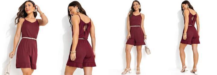 Macaquinho Bord em Malha