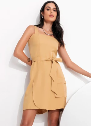 Quintess - Macaquinho Caramelo em Alfaiataria - QUINTESS