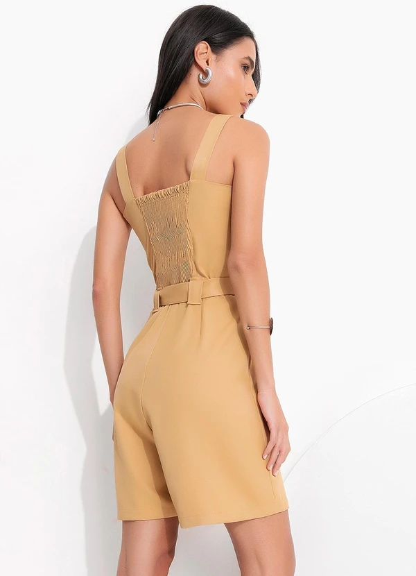 Quintess - Macaquinho Caramelo em Alfaiataria 2