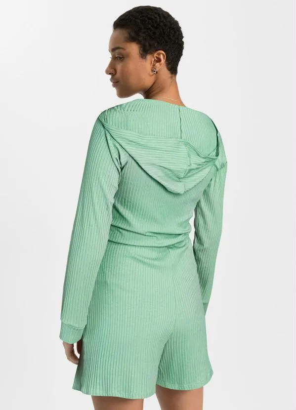 bonprix - Macaquinho com Capuz Verde 2