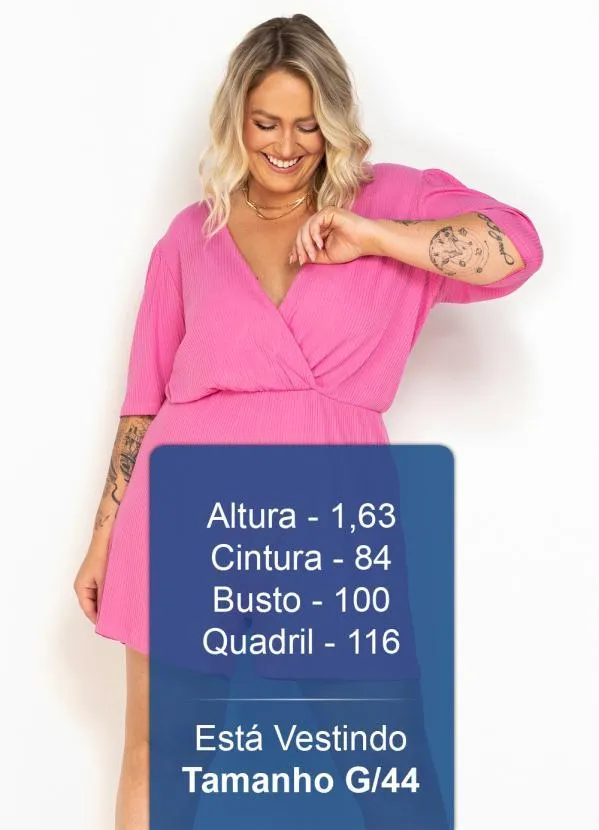 Colcci - Macaquinho de Malha Canelada Rosa 5